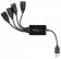 Разветвитель USB 2.0 Buro BU-HUB4-0.3-U2.0-Splitter 4порт. черный от магазина РЭССИ