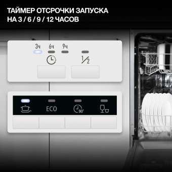 Посудомоечная машина встраив. Hyundai HBD 640P 1900Вт полноразмерная от магазина РЭССИ