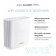 Бесшовный Mesh роутер Asus ZenWiFi XT9 (W-2-PK) AX7800 2.5GE/USB3.0 белый (упак.:2шт) от магазина РЭССИ