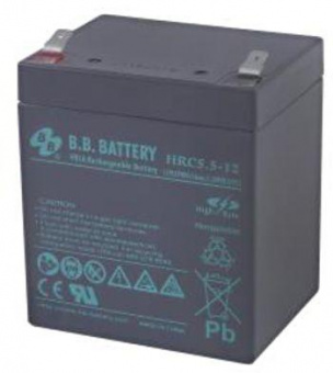 Батарея для ИБП BB HRC 5.5-12 12В 5Ач от магазина РЭССИ