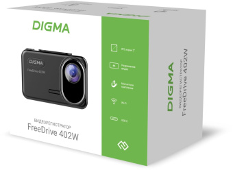 Видеорегистратор Digma FreeDrive 402W черный 8Mpix 2160x3840 170гр. SA 223 от магазина РЭССИ