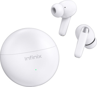 Гарнитура внутриканальные Infinix XBuds XE26 белый беспроводные bluetooth в ушной раковине (10311752) от магазина РЭССИ