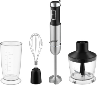 Блендер погружной Rondell RDE-1306 1200Вт черный/серебристый от магазина РЭССИ