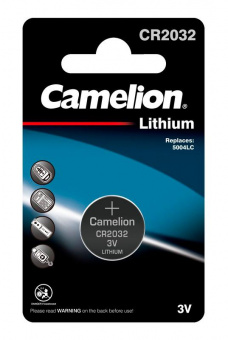 Батарея Camelion Lithium CR2032 BL-1 CR2032 210mAh (1шт) блистер от магазина РЭССИ
