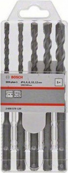 Набор буров Bosch 2608579120 по бетону (5пред.) для перфораторов от магазина РЭССИ