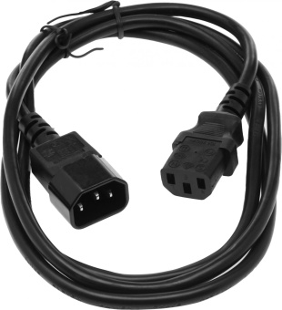 Кабель-удлинитель Premier 5-284 IEC C13 IEC C14 1.8м (5-284(0.5) 1.8) черный (Bulk) от магазина РЭССИ