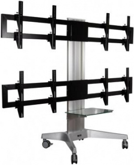 Подставка для телевизора Arm Media PT-STAND-16 серебристый 26"-55" макс.120кг напольный фиксированный от магазина РЭССИ