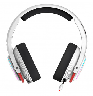 Наушники с микрофоном A4Tech Bloody MR720 белый/красный мониторные BT/Radio оголовье (MR720 NARAKA) от магазина РЭССИ