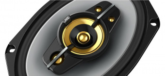 Колонки автомобильные JVC CS-DR695HP 800Вт 85дБ 4Ом 15x23см (6x9дюйм) (ком.:2кол.) коаксиальные пятиполосные от магазина РЭССИ