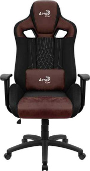 Кресло игровое Aerocool Earl AC180 Burgundy Red черный/красный сиденье черный/красный крестов. от магазина РЭССИ