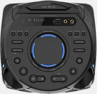 Минисистема Sony MHC-V43D черный CD CDRW DVD DVDRW FM USB BT от магазина РЭССИ