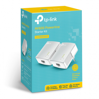 Сетевой адаптер Powerline TP-Link TL-PA4010 KIT AV600 Fast Ethernet от магазина РЭССИ