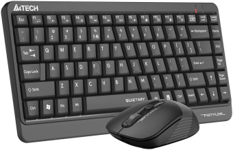 Клавиатура + мышь A4Tech Fstyler FGS1110Q клав:черный/серый мышь:черный/серый USB беспроводная Multimedia от магазина РЭССИ