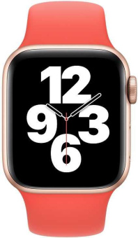 Ремешок Apple Sport Band для Apple Watch Series 3/4/5/6/SE/7 розовый цитрус (MYAW2ZM/A) 44мм от магазина РЭССИ