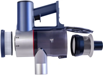 Пылесос ручной Hyundai HYV-S7570 380Вт темно-синий/серебристый от магазина РЭССИ