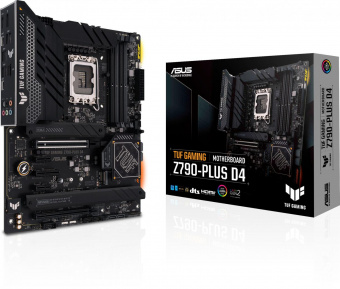 Материнская плата Asus TUF GAMING Z790-PLUS D4 Soc-1700 Intel Z790 4xDDR4 ATX AC`97 8ch(7.1) 2.5Gg RAID+HDMI+DP от магазина РЭССИ