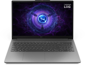 Ноутбук Lenovo LOQ 15IAX9E Core i5 12450HX 16Gb SSD512Gb NVIDIA GeForce RTX 2050 4Gb 15.6" IPS FHD (1920x1080) без ОС grey WiFi BT Cam (83LK005GUE) от магазина РЭССИ