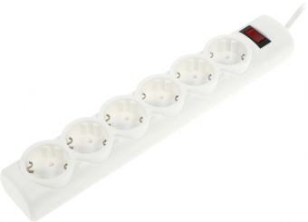 Сетевой фильтр Defender DFS 155 5м (6 розеток) белый (коробка) от магазина РЭССИ