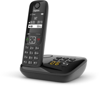 Р/Телефон Dect Gigaset AS690A RUS черный автооветчик АОН от магазина РЭССИ