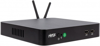 Неттоп Hiper M8 Cel J4125 (2) 4Gb SSD256Gb UHDG 600 Free DOS GbitEth WiFi BT 65W черный от магазина РЭССИ