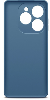 Чехол (клип-кейс) BoraSCO для Tecno Spark 20/20C/Go 2024/Pop 8 Microfiber Case синий (72677) от магазина РЭССИ