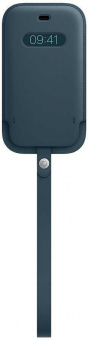 Чехол (футляр) Apple для Apple iPhone 12 mini Leather Sleeve with MagSafe синий балтийский (MHMQ3ZE/A) от магазина РЭССИ