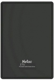 Накопитель SSD Netac USB-C 2000Gb NT01Z7S-002T-32BK Z7S 2.5" черный от магазина РЭССИ