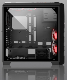 Корпус Formula V-LINE 6000-RGB черный без БП ATX 2x120mm 2xUSB2.0 2xUSB3.0 audio front door bott PSU от магазина РЭССИ