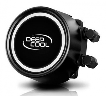 Система водяного охлаждения Deepcool GAMMAXX L240T Soc-AM4/1151/1200/1700 4-pin 18-30dB Al+Cu 200W 1238gr LED Ret от магазина РЭССИ