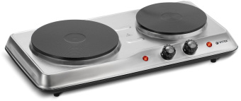 Плита Электрическая Vitek VT-3702 стальной (настольная) от магазина РЭССИ