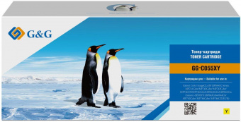 Картридж лазерный G&G GG-C055XY желтый (5900стр.) для Canon Canon LBP 663Cdw/664Cx , MF 742Cdw/744Cdw i-Sensys от магазина РЭССИ