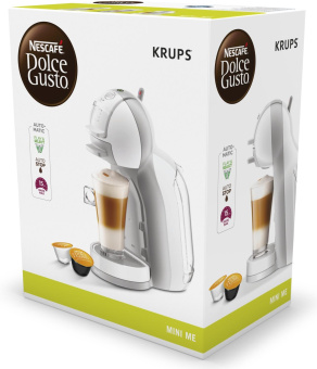 Кофемашина Krups Mini Me KP120131 1500Вт белый от магазина РЭССИ