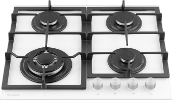 Газовая варочная поверхность Weissgauff HGG 641 WGV Nano белый от магазина РЭССИ