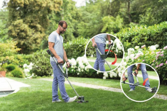 Триммер электрический Bosch UniversalGrassCut 18 Li аккум. разбор.штан. реж.эл.:леска от магазина РЭССИ