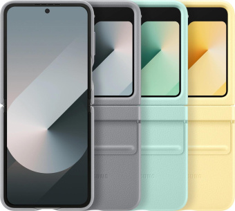 Чехол (клип-кейс) Samsung для Samsung Galaxy Z Flip6 Kindsuit Case Flip 6 (F741) серый (EF-VF741PJEGRU) от магазина РЭССИ