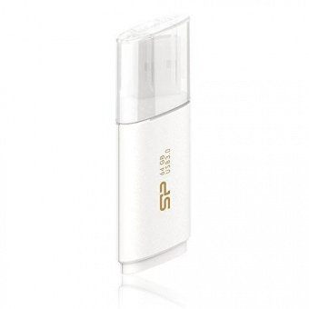 Флеш Диск Silicon Power 64Gb Blaze B06 SP064GBUF3B06V1W USB3.0 белый от магазина РЭССИ