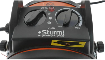 Тепловентилятор Sturm! FH2022C 2000Вт черный/оранжевый от магазина РЭССИ
