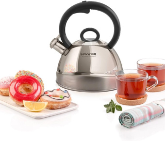 Чайник металлический Rondell Odem RDS-1059 2.4л. стальной от магазина РЭССИ