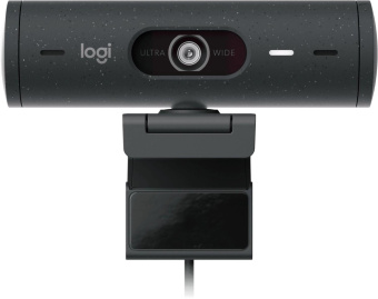 Камера Web Logitech HD Webcam Brio 500 черный 4Mpix (1920x1080) USB Type-C с микрофоном (960-001424) от магазина РЭССИ