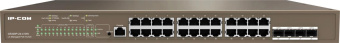 Коммутатор IP-Com G5328P-24-410W (L3) 24x1Гбит/с 4xКомбо(1000BASE-T/SFP) 4SFP 24PoE 370W управляемый от магазина РЭССИ