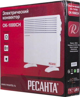 Конвектор Ресанта ОК-1000СН 1000Вт белый от магазина РЭССИ