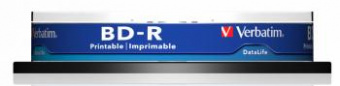 Диск BD-R Verbatim 25Gb 6x Cake Box (10шт) Printable (43804) от магазина РЭССИ
