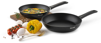 Сковорода Rondell Invictus RDA-1521 круглая 26см покрытие: Xylan Plus ручка несъемная (без крышки) черный от магазина РЭССИ