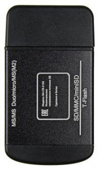 Устройство чтения карт памяти USB2.0 Buro BU-CR-3103 черный от магазина РЭССИ