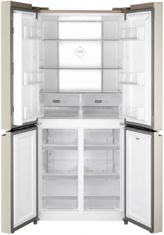 Холодильник Weissgauff WCD 450 Be NoFrost Inverter 2-хкамерн. бежевый (двухкамерный) от магазина РЭССИ
