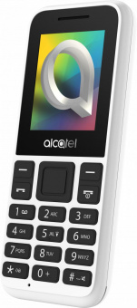Мобильный телефон Alcatel 1068D белый моноблок 2Sim 1.8" 128x160 Nucleus 0.08Mpix GSM900/1800 GSM1900 MP3 FM microSD max32Gb от магазина РЭССИ