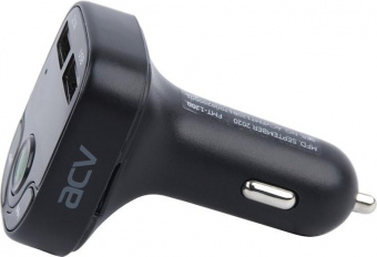 Автомобильный FM-модулятор ACV FMT-120B черный MicroSD BT USB (37574) от магазина РЭССИ
