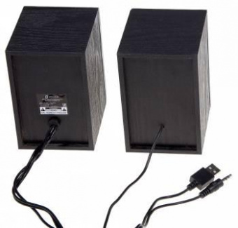 Колонки Оклик OK-160 2.0 черный 6Вт от магазина РЭССИ