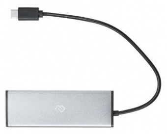 Разветвитель USB-C Digma HUB-4U2.0-UC-DS 4порт. серебристый от магазина РЭССИ