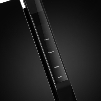 Холодильник Hyundai CS6503FV 2-хкамерн. черное стекло инвертер от магазина РЭССИ